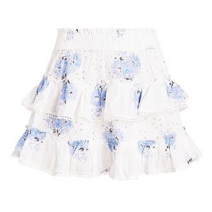 LoveShackFancy floral skirt